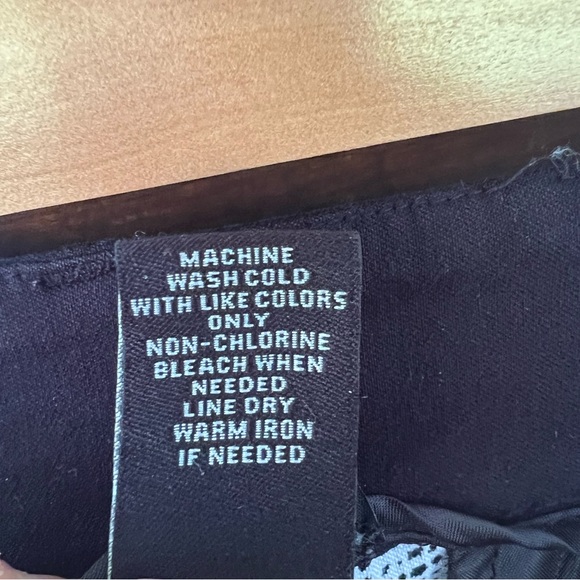 Lane Bryant Plus Lena Grid Print Bootcut Pants Black White Career Work Size 16 - Picture 5 of 12